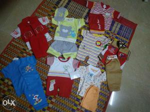 New born brand new baby boy clothes from 1 to 6. Price from