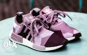 Pink Brown And White Adidas Nmd Sneakers