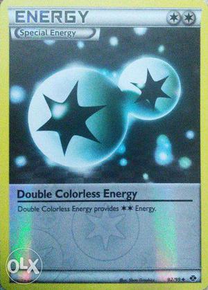 Pokemon Cards Energy Reverse Holo and Trainer Card