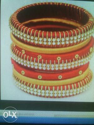 Red And Yellow Bangles