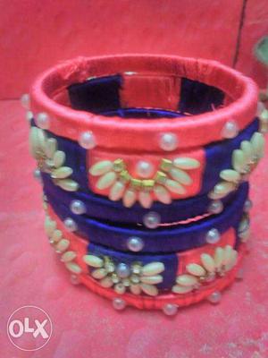 Silk thread bangles