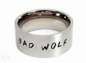 Silver Bad Wolf Ring