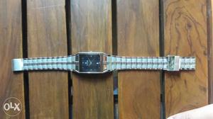 Tian steel watch perfect condition.