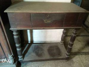 150 years old burmatick saloon table with one