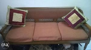 3 Plus 2 seater teak sofa for resale very good
