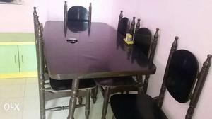 6 chairs dining table in condition. at bhosari.