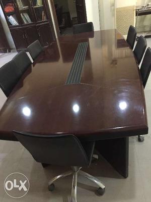 8 seater conference table for office in perfect