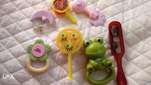 Baby's Green Frog Toy