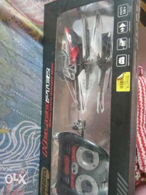 Black And Red Rc Helicopter In Package