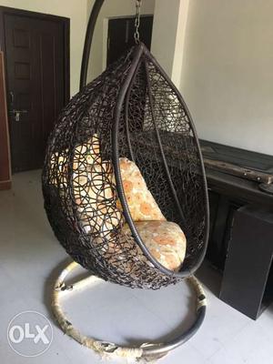 Black Hanging Egg Chair