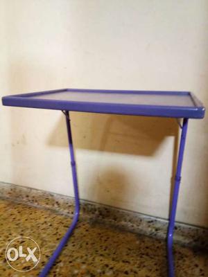Blue Aluminum Overbed Table