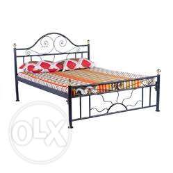 Brand new wrought iron bed in throw away price