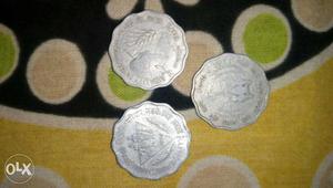 Collection of old indian commemrative 10 paise coin
