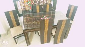 Dining table with 6 chairs for sales in Ghaziabad