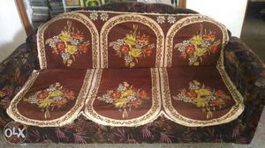 Fabric sofa without any damage. It has been used