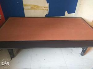 Single wooden bed, new condition