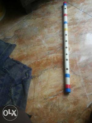 White Blue And Red Flute
