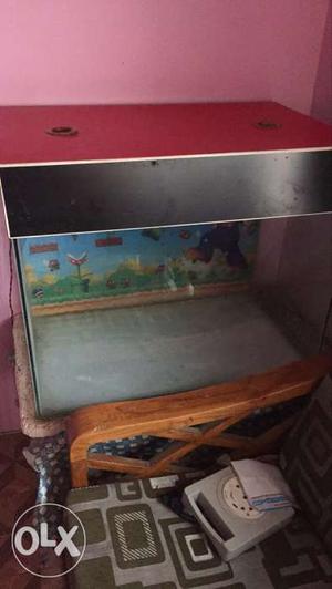 Aquarium for sale for cheap rate with roof top