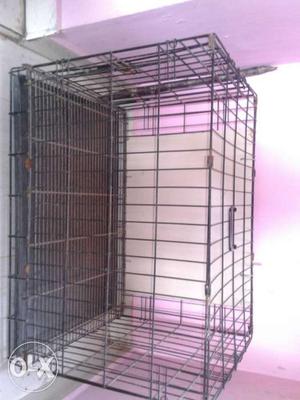 Dog steel cage for sale