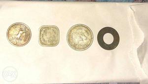 4 Pieces Of Collectible Coins