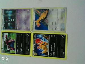 4 Pokemon Trading Card