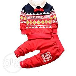 Baby Boy Party Wear Outfit Set for Winter