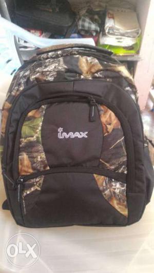 Black Brown And Green Imax Backpack
