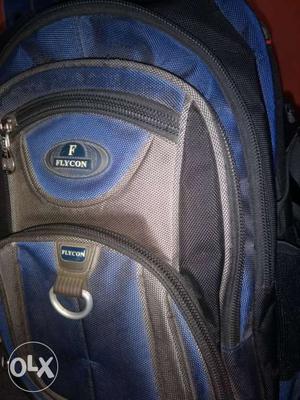 Blue And Black Flycon Backpack