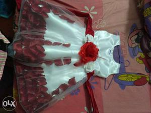 Flower frock, rose petal frock. With low price..
