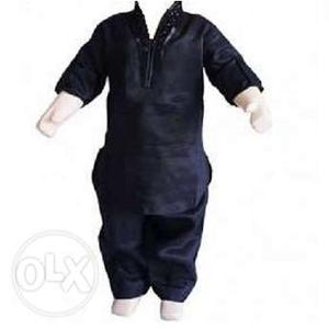 Indian Black Party Wear Kurta Pajama for Little Boy