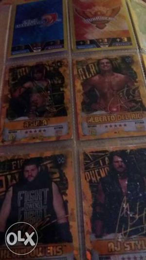 Male Wrestle Trading Cards Lot
