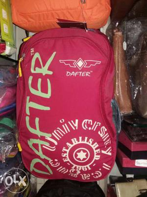 Red Dafter Backpack
