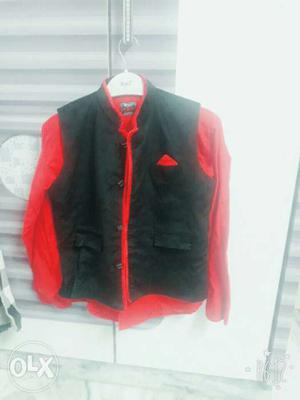 Shirt with blazer of blazo brand for  yrs