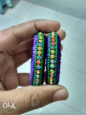 Thread work bangles for kids