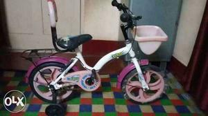 Toddler's White And Pink cycle