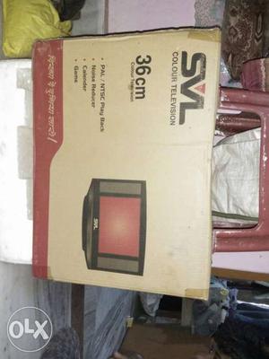 36cm Black Svl Colour Television Box