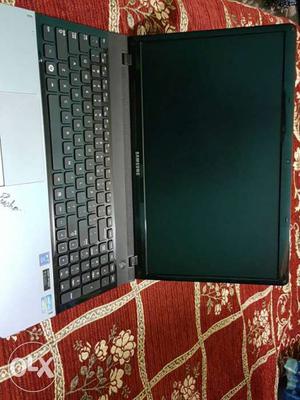 Black And Gray Samsung laptop