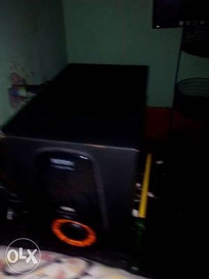 Black And Orange Speaker