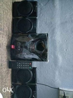 Black Home Theater System