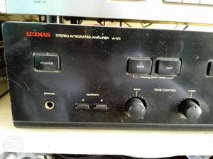 Black Luxman Stereo Integrated Amplifier