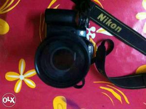 Black Nikon DSLR D80 with LENS Point And Shoot Camera