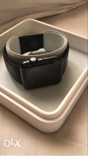 Black Sport Band Space Gray Apple Watch