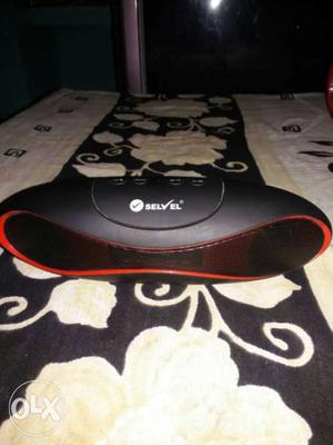 Black,red,and Grey Selvel Portable Speaker