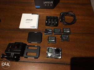 GoPro HERO4 Black Edition with 5 batteries