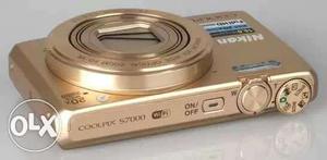 Gold Nikon Coolpix S.