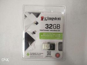 Kingston DT microDuo USB3.0 OTG 32GB Pen Drive.(unused)