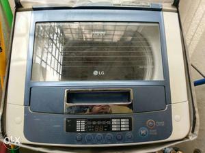 LG washing machine fully automatic. 6.2kg steel