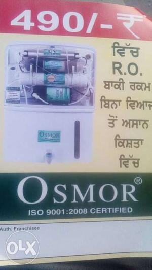 Osmor White Reverse Osmosis System