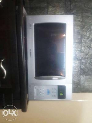 Silver Microwave Oven