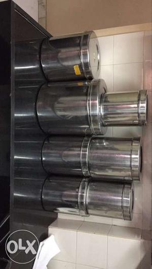 Solid steel canisters